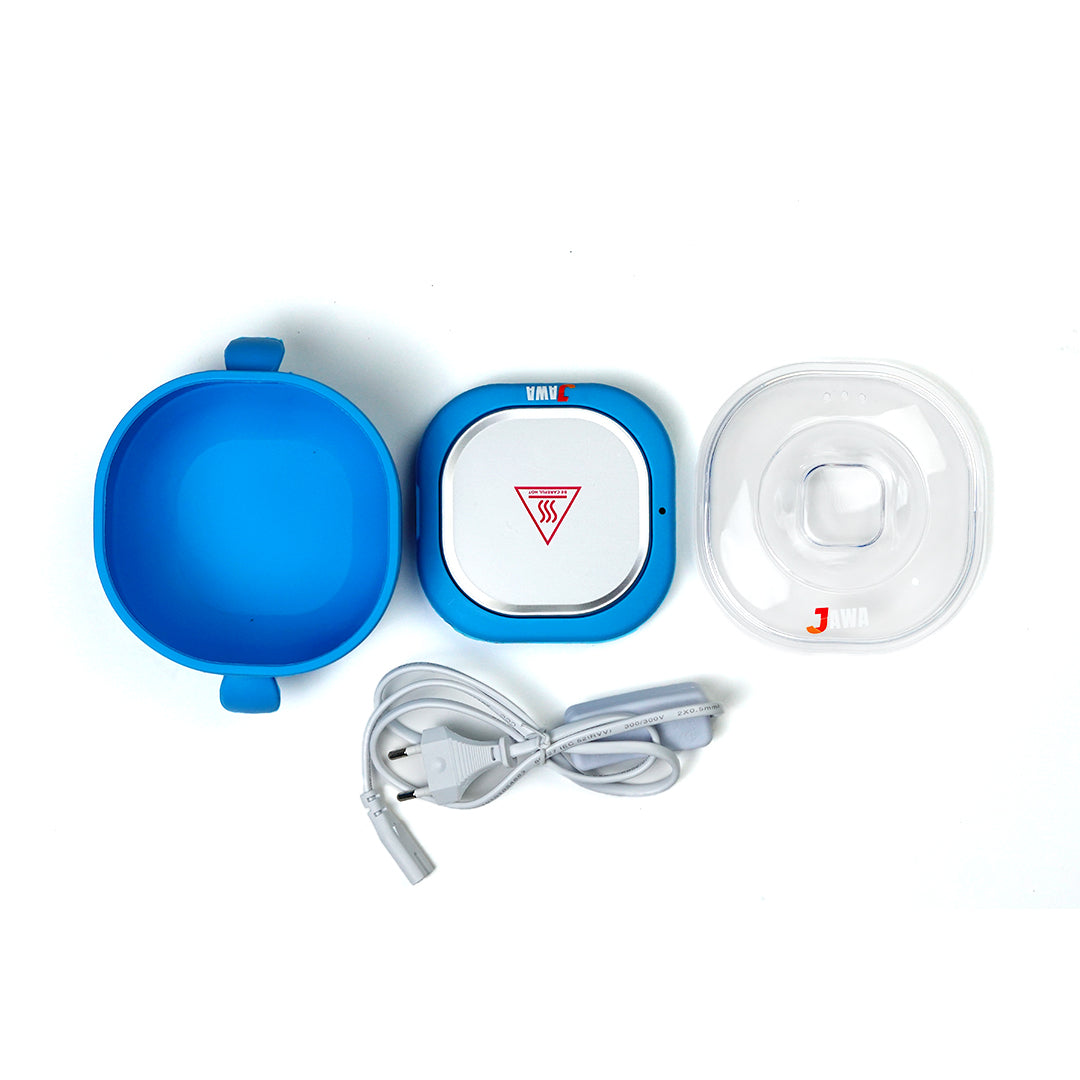 JW-849 Silicon Wax Warmer Kit with Non-Stick Silicon Pot WIth 100gm Wax Beans