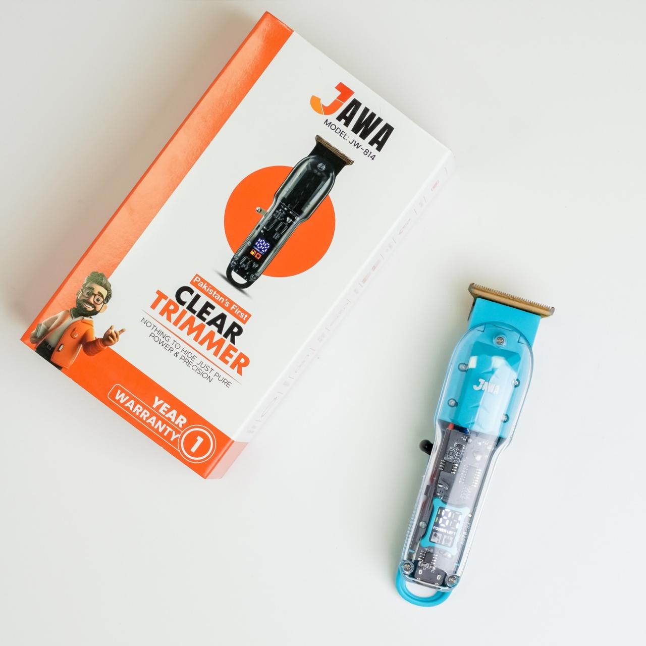 Jawa JW-814 Clear Trimmer | Pakistan's First Transparent Design Trimmer | Pure Power & Precision