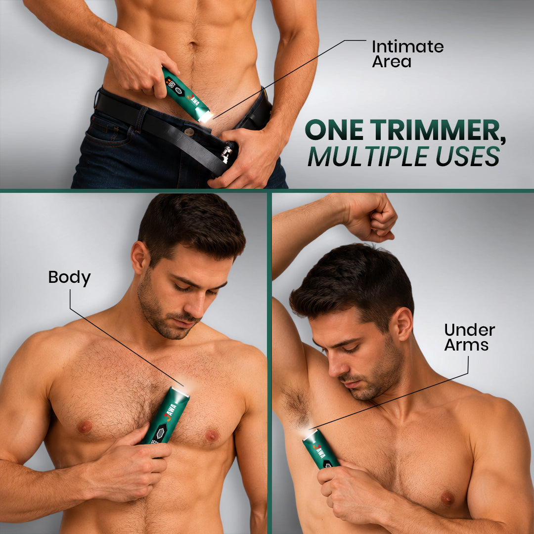 Jawa JW-891 Premium Balls & Body Hair Trimmer | Balls Trimmer | Under Leg & Arm Private Area Trimmer | Face Trimmer