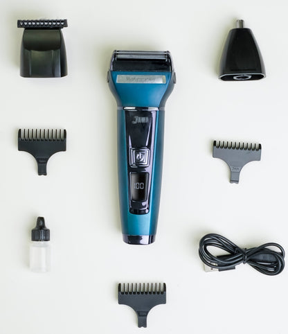 Jawa JW-812 3-in-1 Digital Grooming Kit | Multi-Function Trimmer | Precision Shaver & Detailer