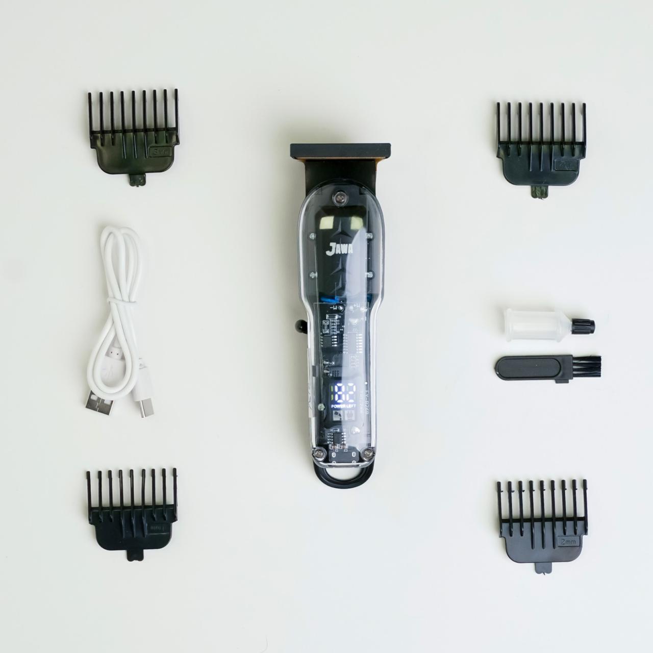 Jawa JW-814 Clear Trimmer | Pakistan's First Transparent Design Trimmer | Pure Power & Precision