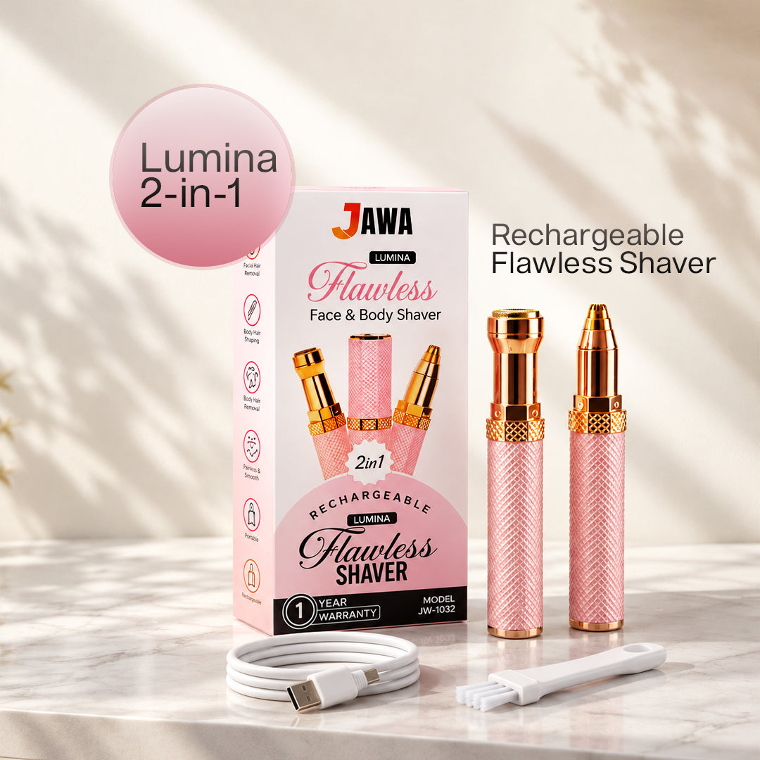 JAWA Lumina 2-in-1 Rechargeable Flawless Shaver JW-1022