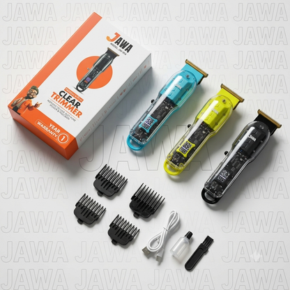 Jawa JW-814 Clear Trimmer | Pakistan's First Transparent Design Trimmer | Pure Power & Precision
