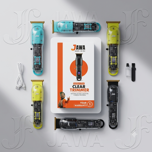 Jawa JW-814 Clear Trimmer | Pakistan's First Transparent Design Trimmer | Pure Power & Precision